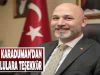 Başkan Karaduman'dan Samsunlulara Teşekkür