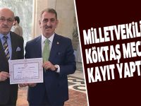 Milletvekili Köktaş Meclis'te kayıt yaptırdı
