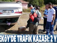 Tekkeköy'de trafik kazası: 2 yaralı