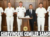 NATO görevindeki gemiler Samsun'da