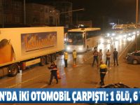 Samsun'da iki otomobil çarpıştı: 1 ölü, 6 yaralı