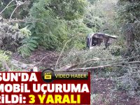 Samsun'da otomobil uçuruma devrildi: 3 yaralı