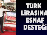 Türk lirasına esnaf desteği