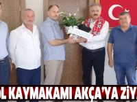 İNEGÖL KAYMAKAMI AKÇA’YA ZİYARET