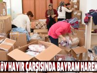 Tekkeköy Hayır Çarşısında Bayram Hareketliliği