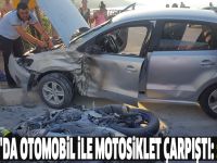 Samsun'da otomobil ile motosiklet çarpıştı: 5 yaralı