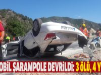 Otomobil şarampole devrildi: 3 ölü, 4 yaralı
