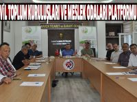 Havza'da sivil toplum kuruluşları ve meslek odaları platformu kuruluyor