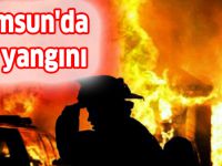 Samsun'da ev yangını
