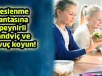 Beslenme çantasına peynirli sandviç ve havuç koyun!