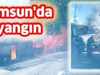 Samsun'da yangın
