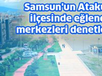 Samsun'un Atakum ilçesinde eğlence merkezleri denetlendi.