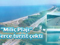 "Miliç Plajı" binlerce turist çekti