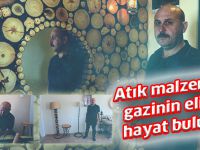 Atık malzemeler gazinin elinde hayat buluyor