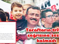 Taraftarın tribün çağrısına sessiz kalmadı