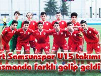 Yılport Samsunspor U15 takımı deplasmanda farklı galip geldi