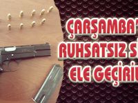 ÇARŞAMBA’DA RUHSATSIZ SİLAH ELE GEÇİRİLDİ