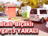 Baltalı-Bıçaklı Kavga : 3 YARALI