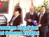 Kaymakam Koşal'dan Ziraat Odasına Ziyaret