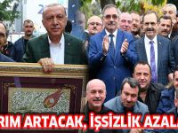 “YATIRIM ARTACAK, İŞSİZLİK AZALACAK”