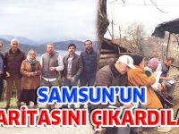 SAMSUN'UN HARİTASINI ÇIKARDILAR