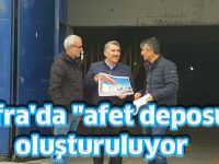 Bafra'da "afet deposu" oluşturuluyor
