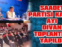 SAADET PARTİSİ KASIM AYI DİVAN TOPLANTISI YAPILDI
