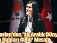 Karaaslan’dan ‘10 Aralık Dünya İnsan Hakları Günü’ Mesajı