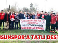 SAMSUNSPOR'A TATLI DESTEK