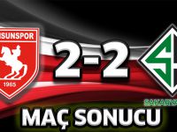 Samsunspor - Sakaryaspor Maç Sonucu