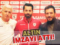 ALTIN İMZAYI ATTI