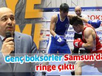 Genç boksörler Samsun'da ringe çıktı