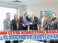 TBMM ÇEVRE KOMİSYONU BAŞKANI BALTA’DAN TBB’YE İADEYİ ZİYARET
