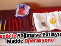 Canik'te Yağma ve Patlayıcı Madde Operasyonu