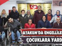 ATAKUM’DA ENGELLİLERDEN ÇOCUKLARA YARDIM