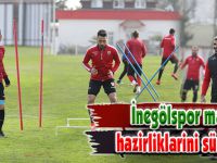 İnegölspor maçi hazirliklarini sürüyor