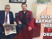 KAYMAKAM YILDIRIM’DAN ÇARŞAMBA TEMSİLCİMİZE ZİYARET