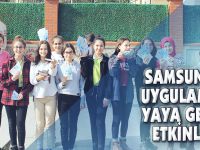 Samsun'da Uygulamalı Yaya Geçidi Etkinliği