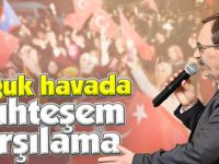 Soğuk havada muhteşem karşılama