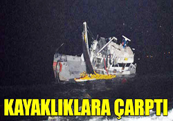 KAYAKLIKLARA ÇARPTI