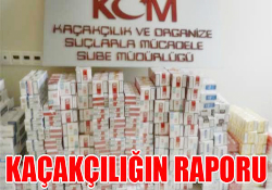 KAÇAKÇILIĞIN RAPORU