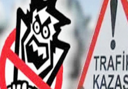 Tokat'ta otomobil devrildi