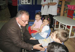 Müdür Baba anaokulunda