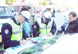 Asayiş polisine trafik görevi