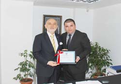 Başkan Kefeliden Bank Asya Şubesine ziyaret