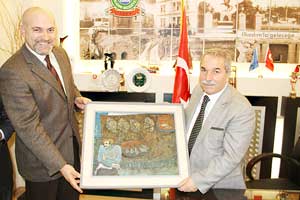 Demirtaşa hediye tablo