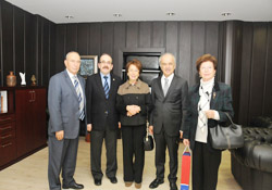 Özden İnönü Toker OMÜyü ziyaret etti
