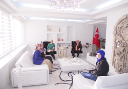Heyecanlarını Kaymakamla paylaştılar