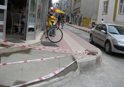 Gazi'den rampalara müdahale