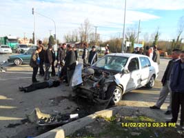 Çarşambada kaza: 2 yaralı